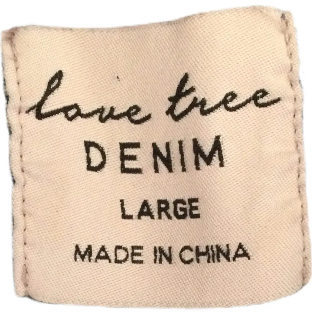 Love tree denim distressed cropped frayed jacket - Image 10