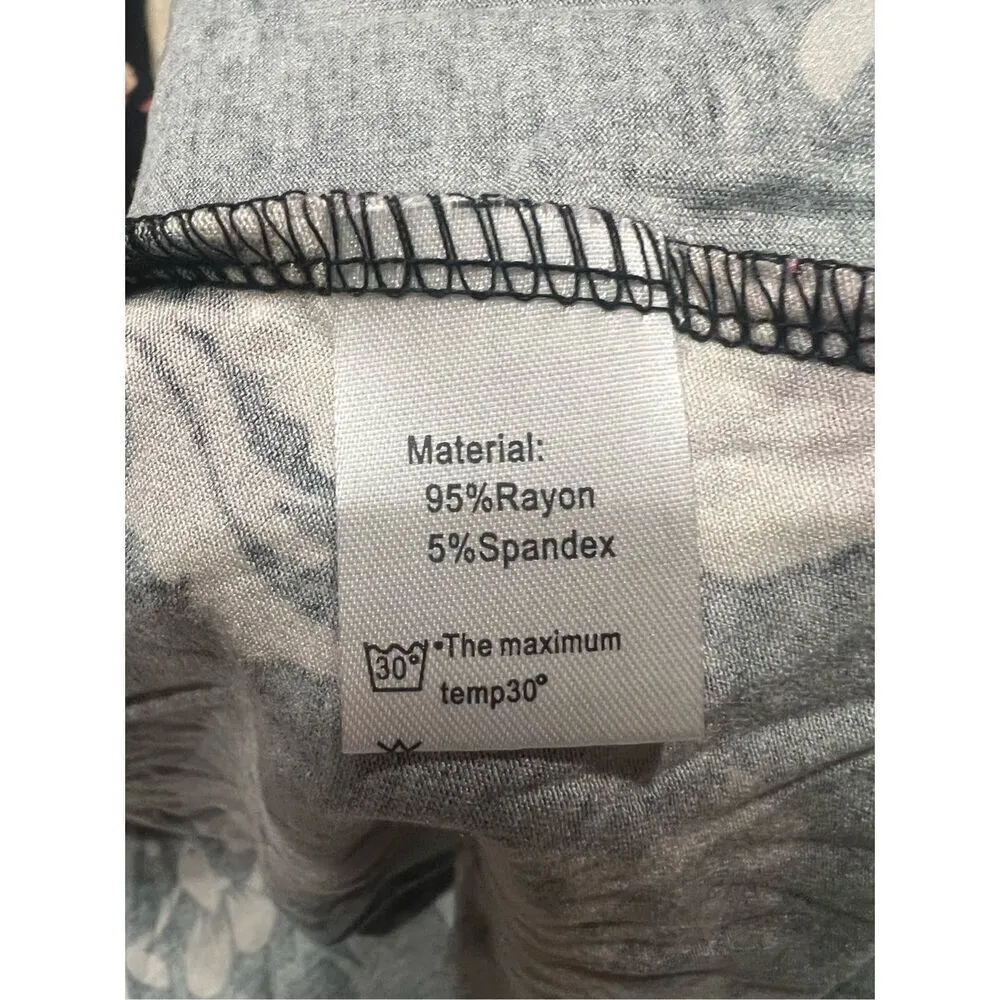 Poseshe Floral Dress Sz 4XL Black/Green/Pink NWT Black - Image 3