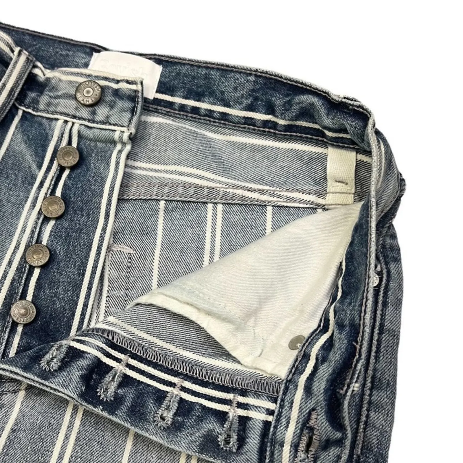 Boyish Darcy They Made Me a Criminal Crop Flare Jeans Size 25 - Image 5