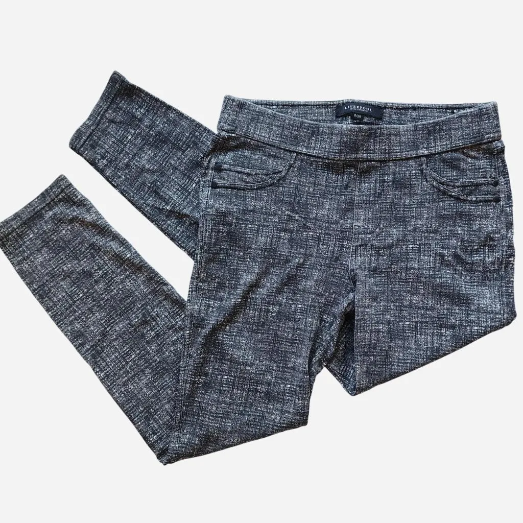 Liverpool pull on stretch leggings size 8 /29 - Image 3