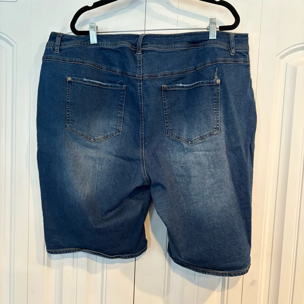 Cato Denim Bermuda‎ Shorts Size 20W - Image 2