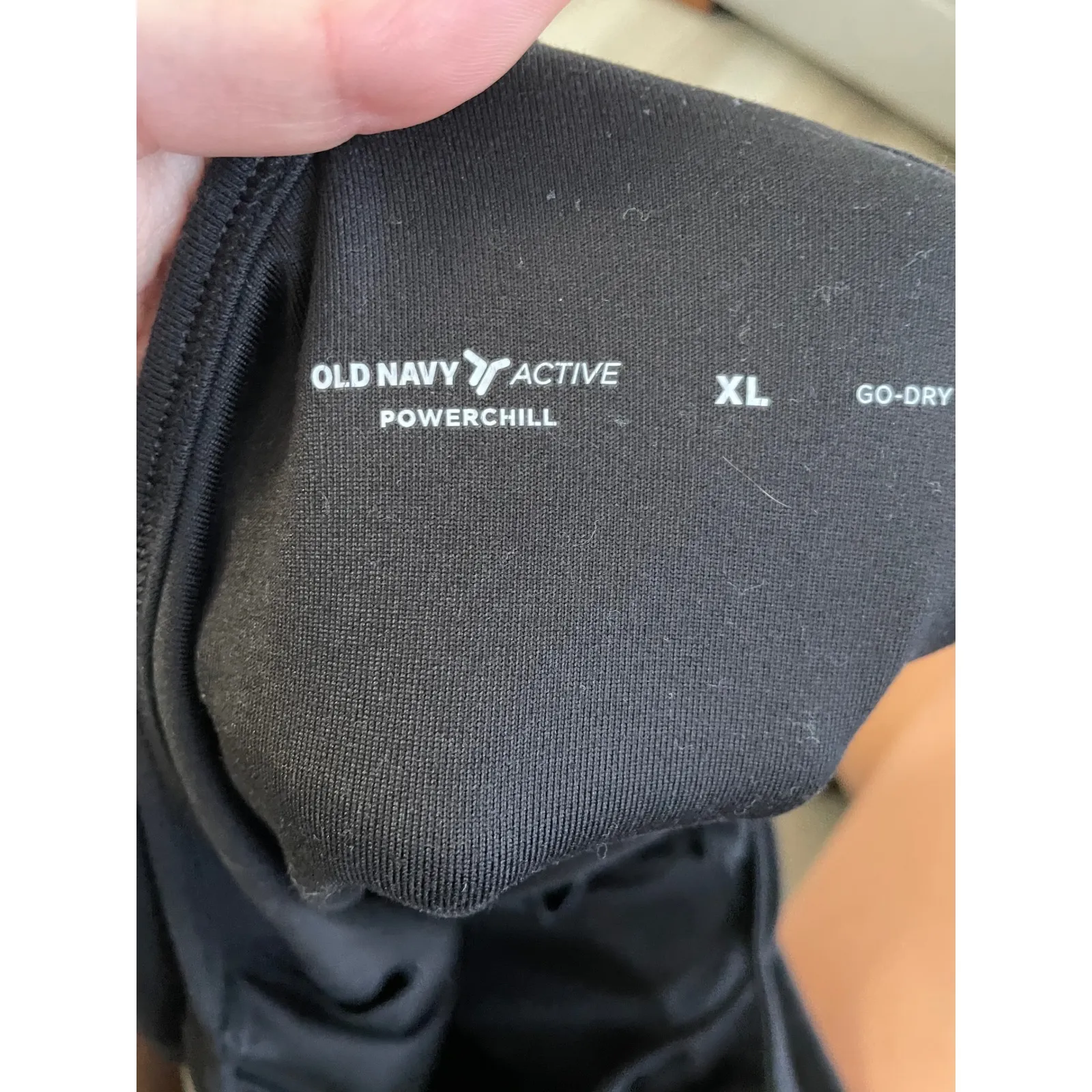 Old Navy Active Romper‎ XL Black PowerChill Go-Dry Sleeveless Athletic - Image 4