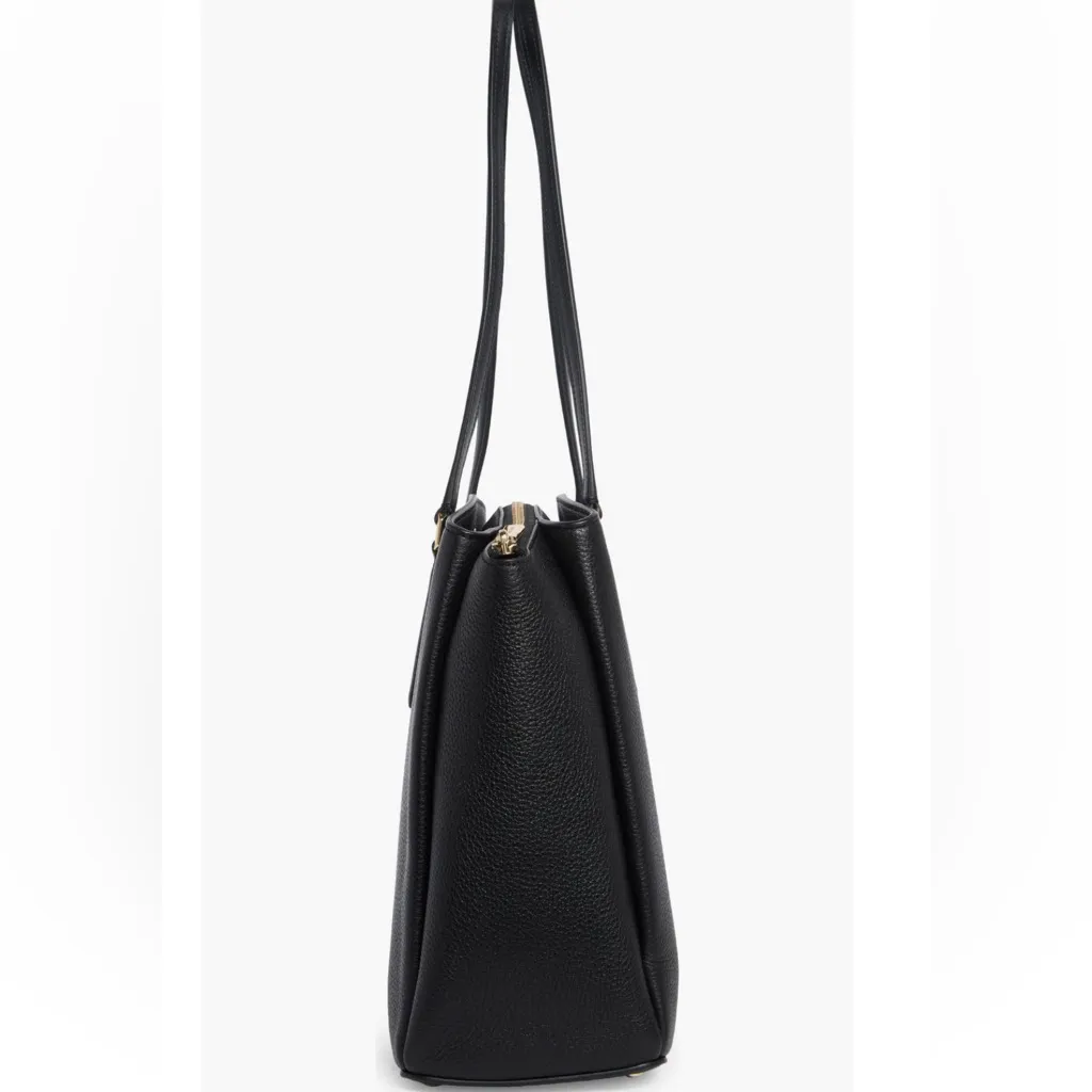 Kate Spade  Monet Large Triple Compartment Tote with black pebbled leather - Image 4