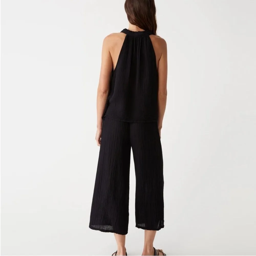 Michael stars black cropped pants small - Image 4