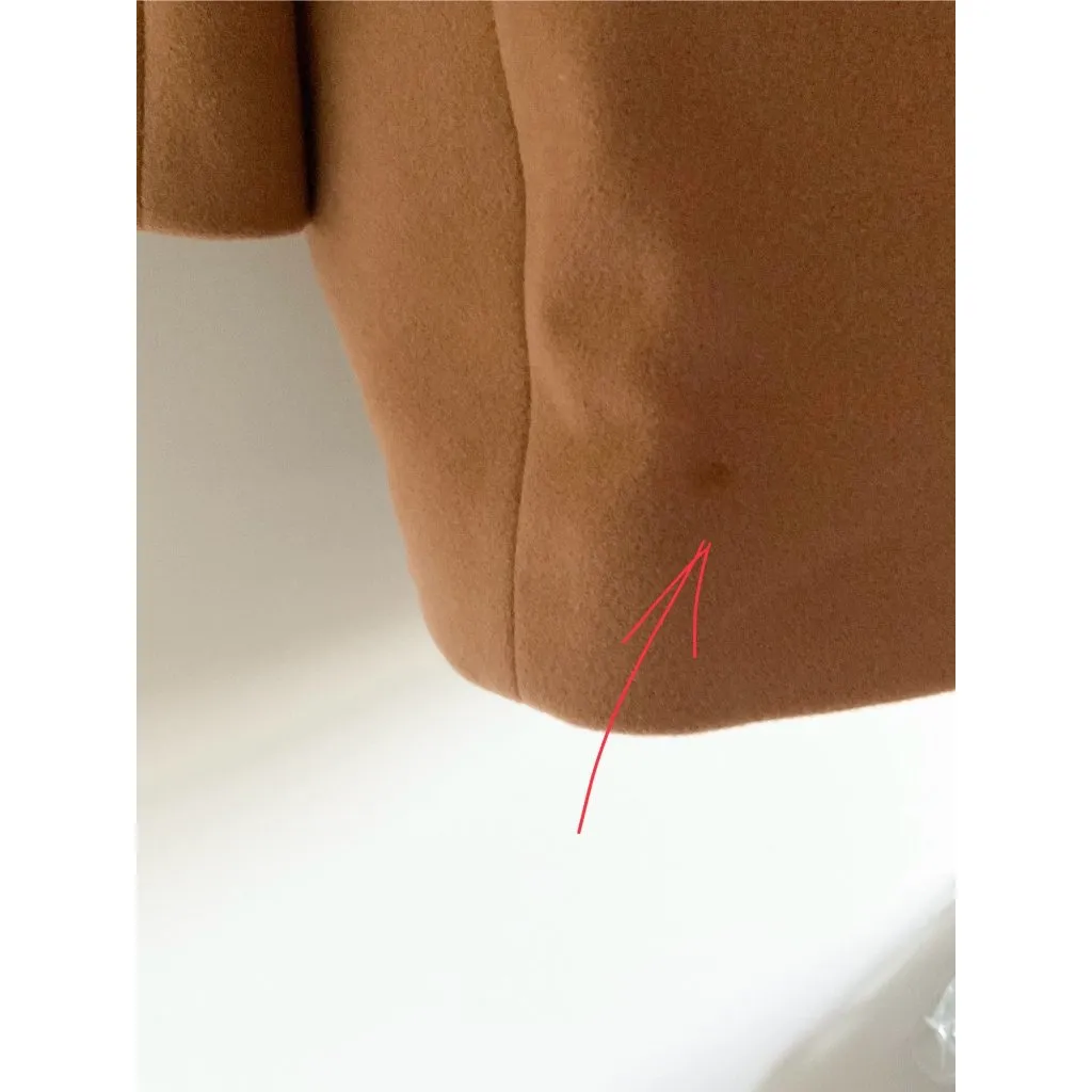 Sezane  James wool Coat camel SZ38 bust40 US6 - Image 9