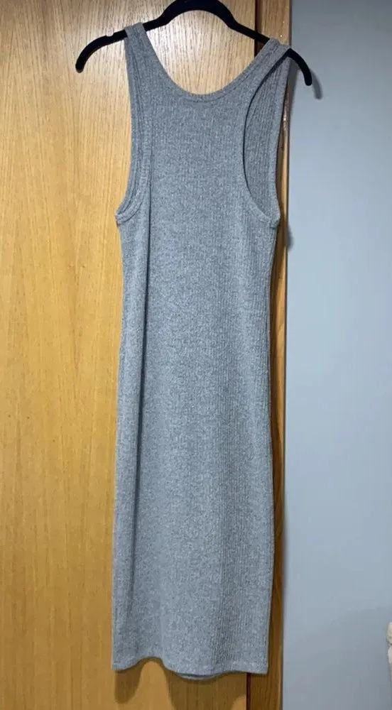 Aritzia Community Long Gray Dress - Image 3