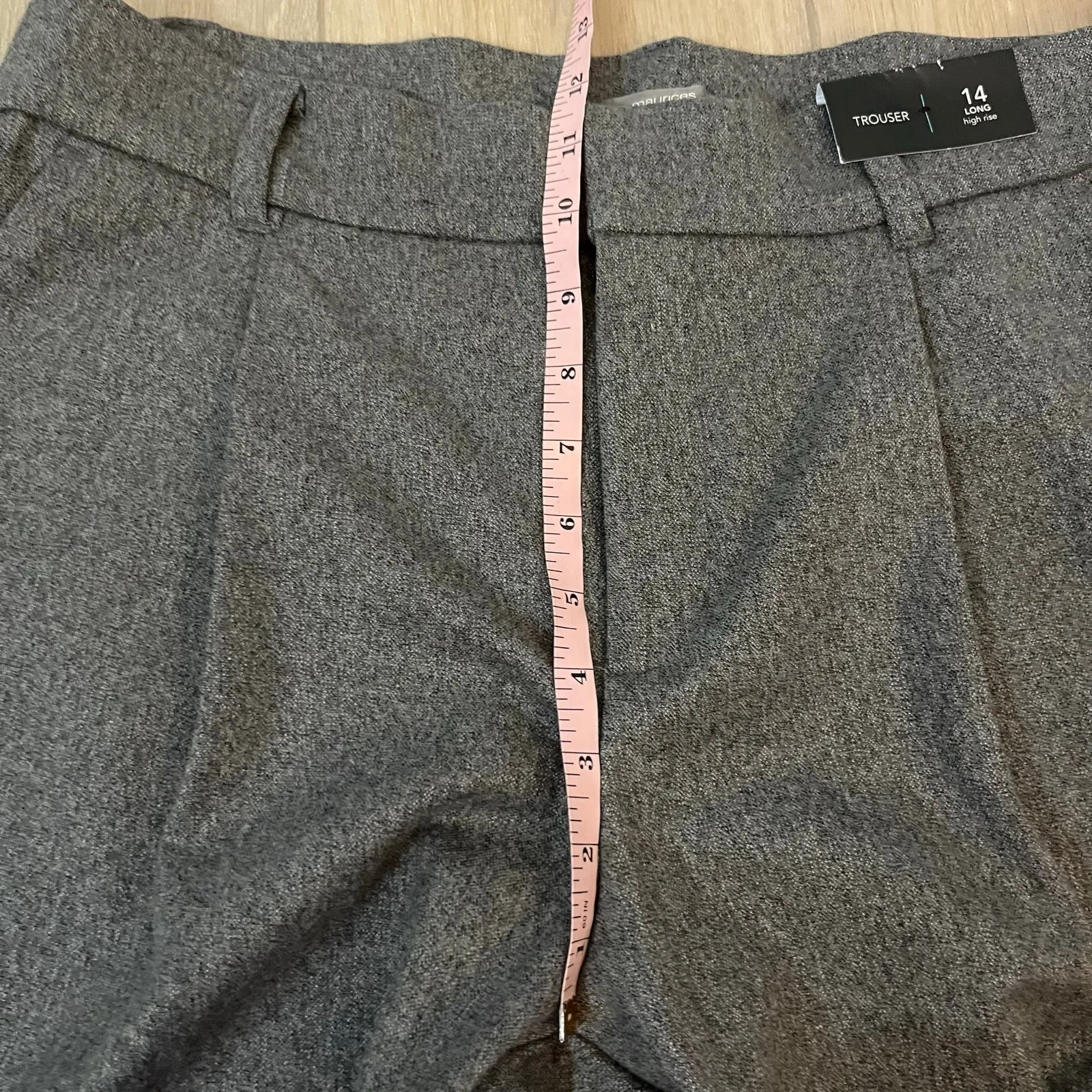 Maurice’s Women’s Gray Idealist High Rise Brushed Wide Leg Pant Sz 14L - Image 9