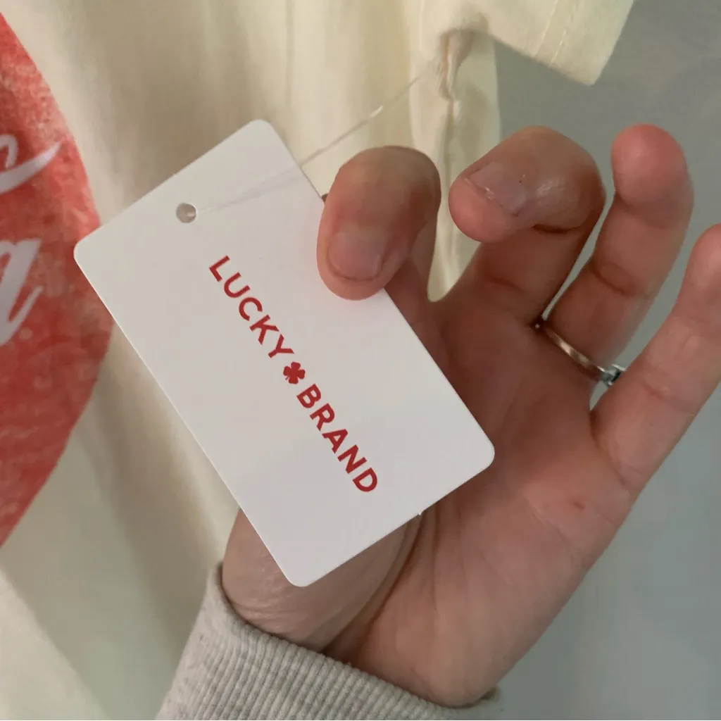 NWT Coca-Cola Lucky Brand Collab T-Shirt Size Small - Image 3