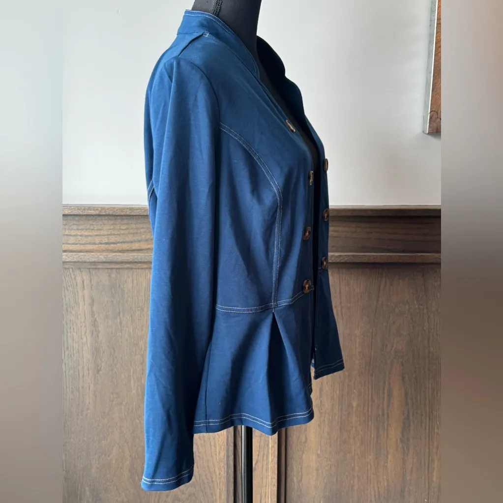 Ophelia Roe Adorable jacket with peplum style size medium - Image 4