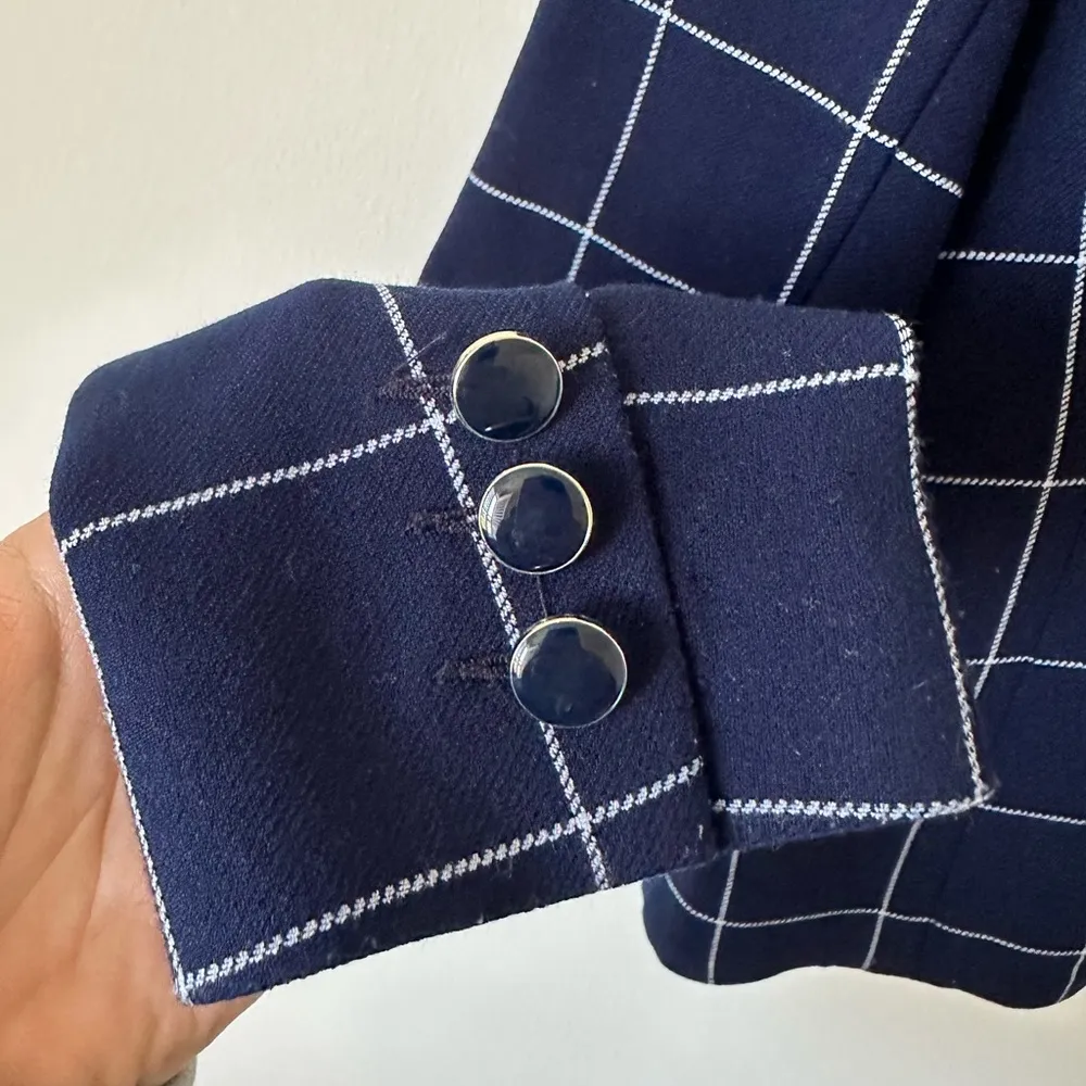 Trina Turk Blue JARRED Jacket, 4 - Image 7