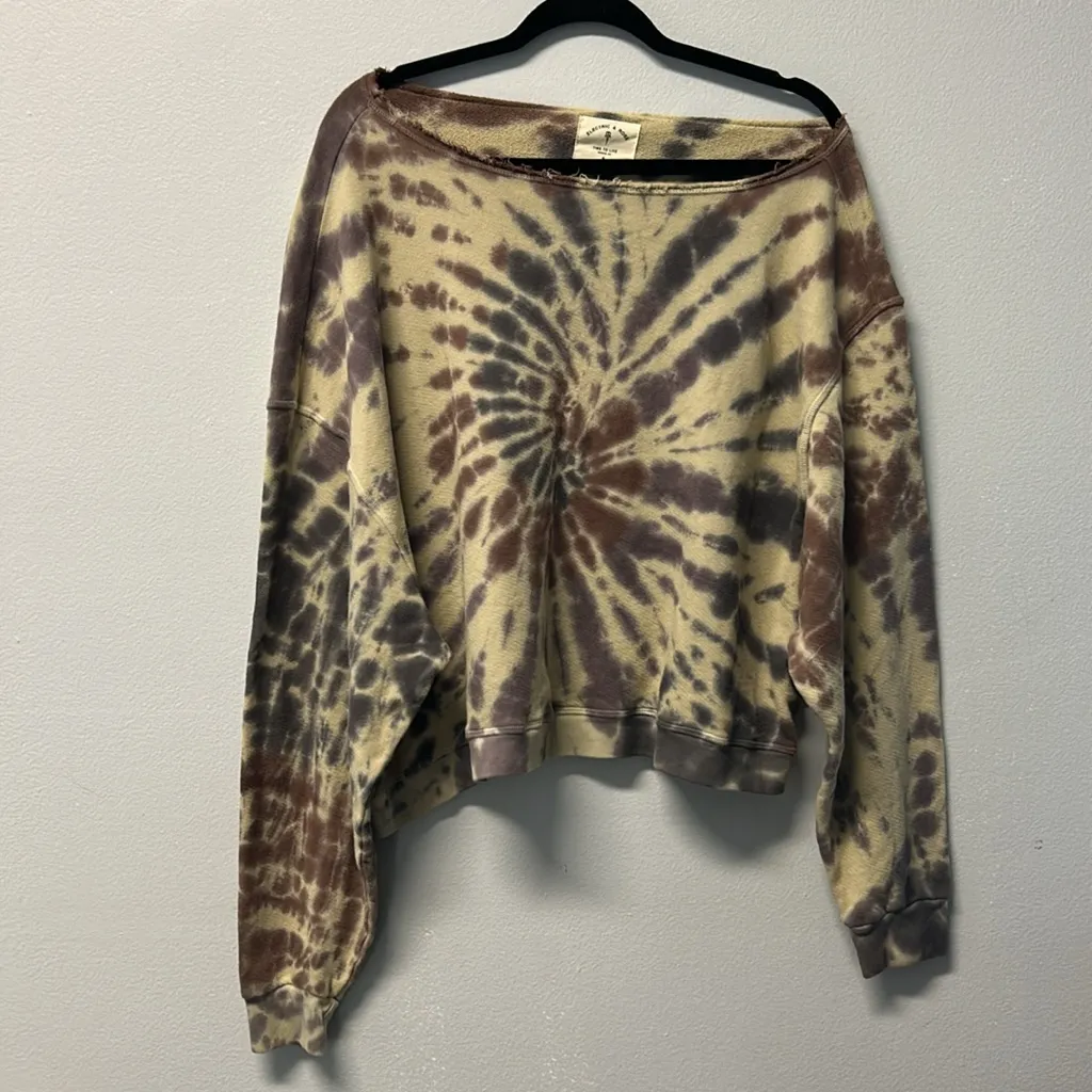 Electric & Rose Sweatsuit Set Tie Dye XS/S NWOT Purple - Image 3