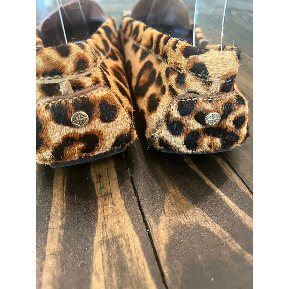 Antonio Melani Colbert Animal Print Leopard Flats Women 6 Preppy Mobwife Loafer - Image 9