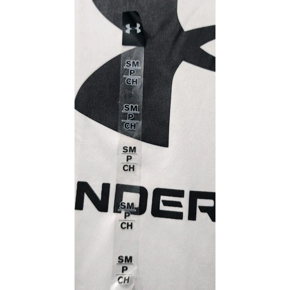 Under Armour‎ Women's Size S Velocity Graphic BL SSC White T-Shirt - Image 2