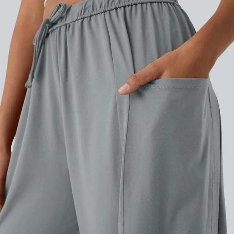 Halara Palazzo Teal Wide-Leg Pants - Image 5