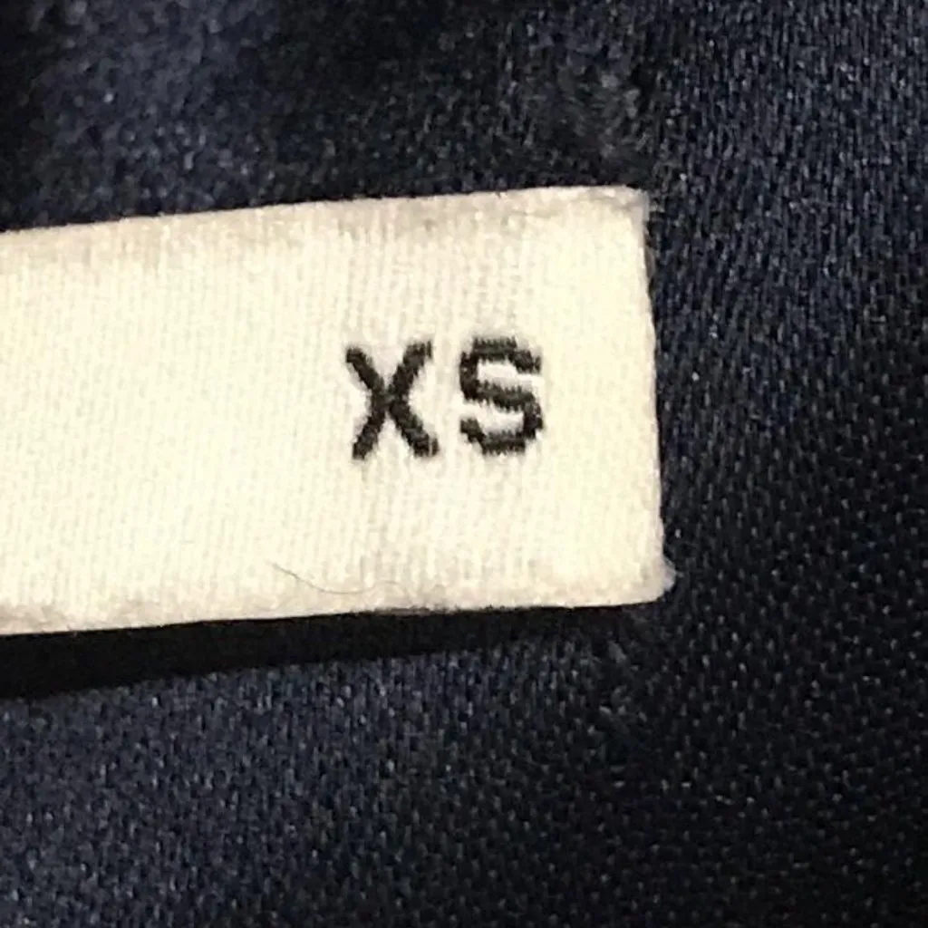 House of CB ROXANNE Navy Thigh Slit Maxi Dress XS Silk Navy Satin Gown Sold out - Image 6