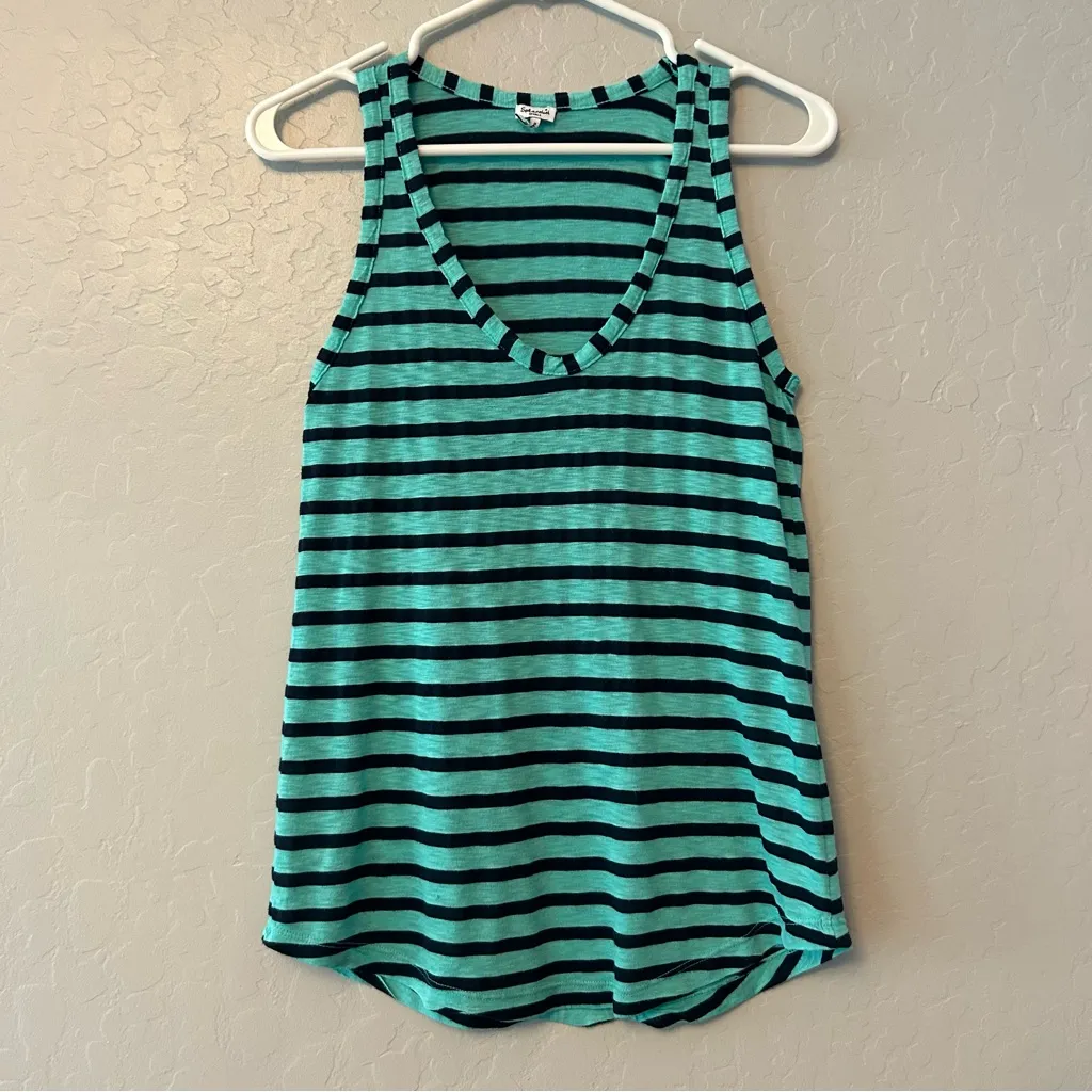 ⭐️Splendid set of two stripe supima cotton micro modal blend tank tops l small - Image 8