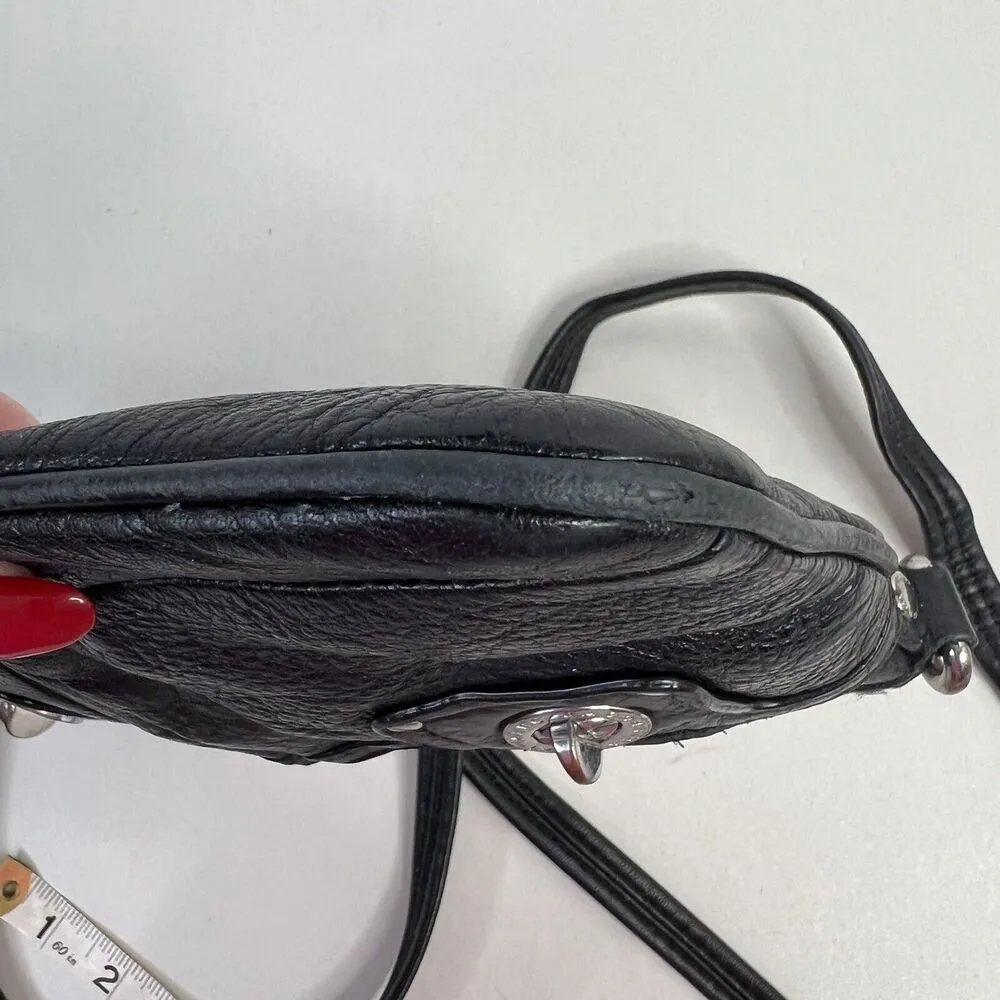 Marc By Marc Jacobs Crossbody Black Pebbled Leather Adjustable Messenger Bag - Image 13