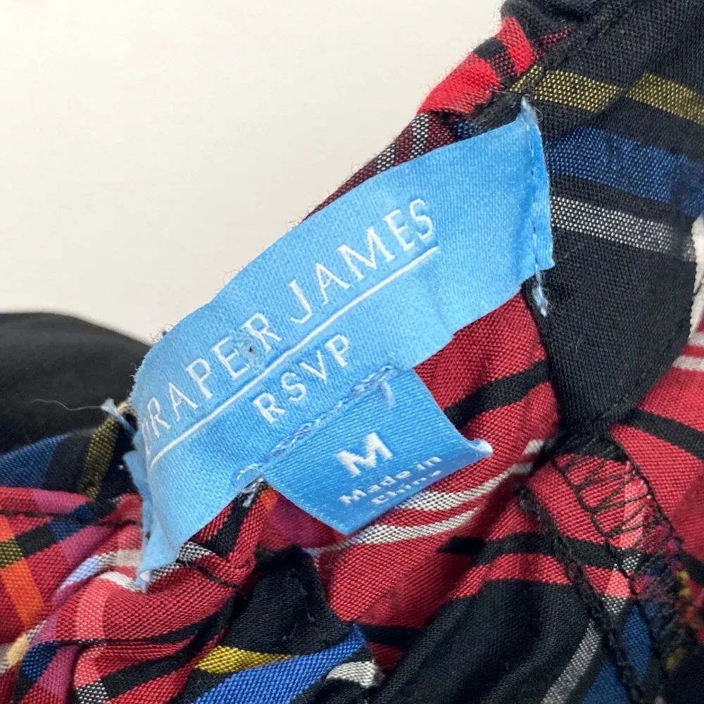 Draper James RSVP Long Sleeve Tiered Bow Back Dress Holiday Plaid Ruffle Belted - Image 14