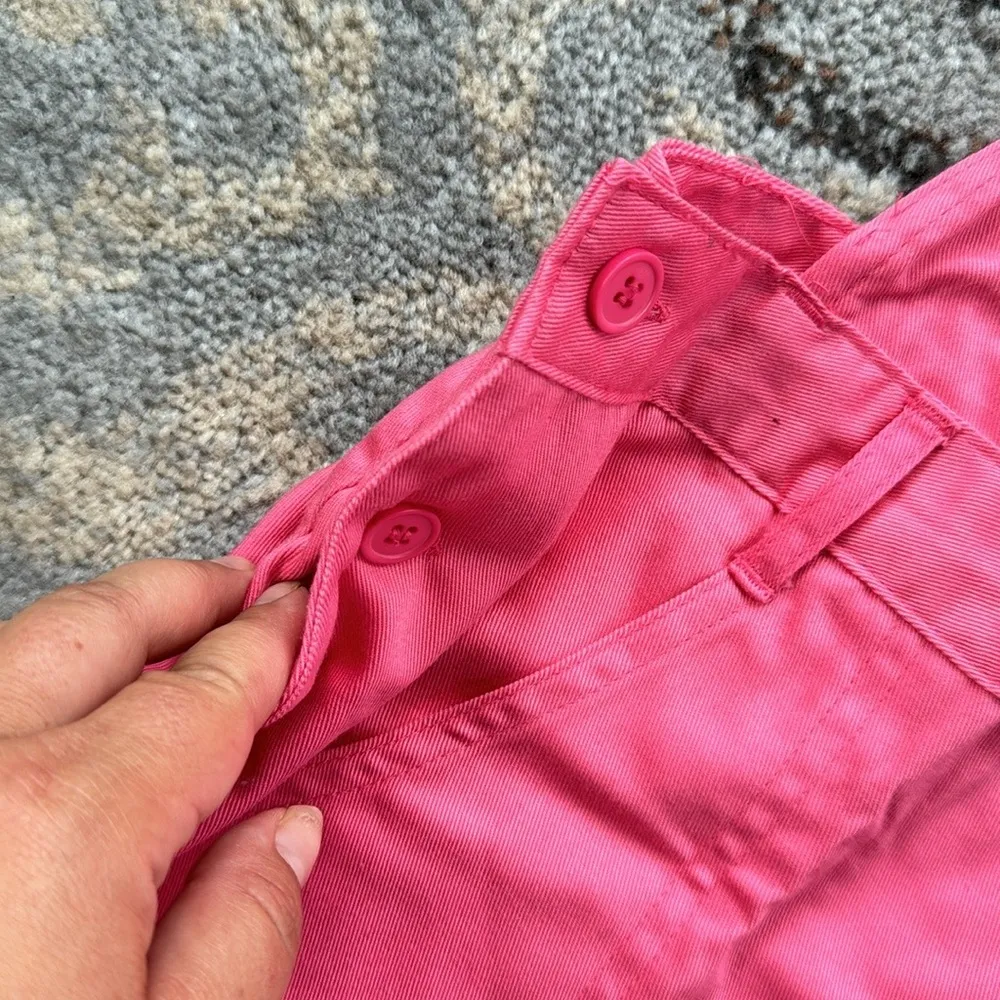 Vintage 10 Browning St Overall Shorts Pink 15/16 - Image 3