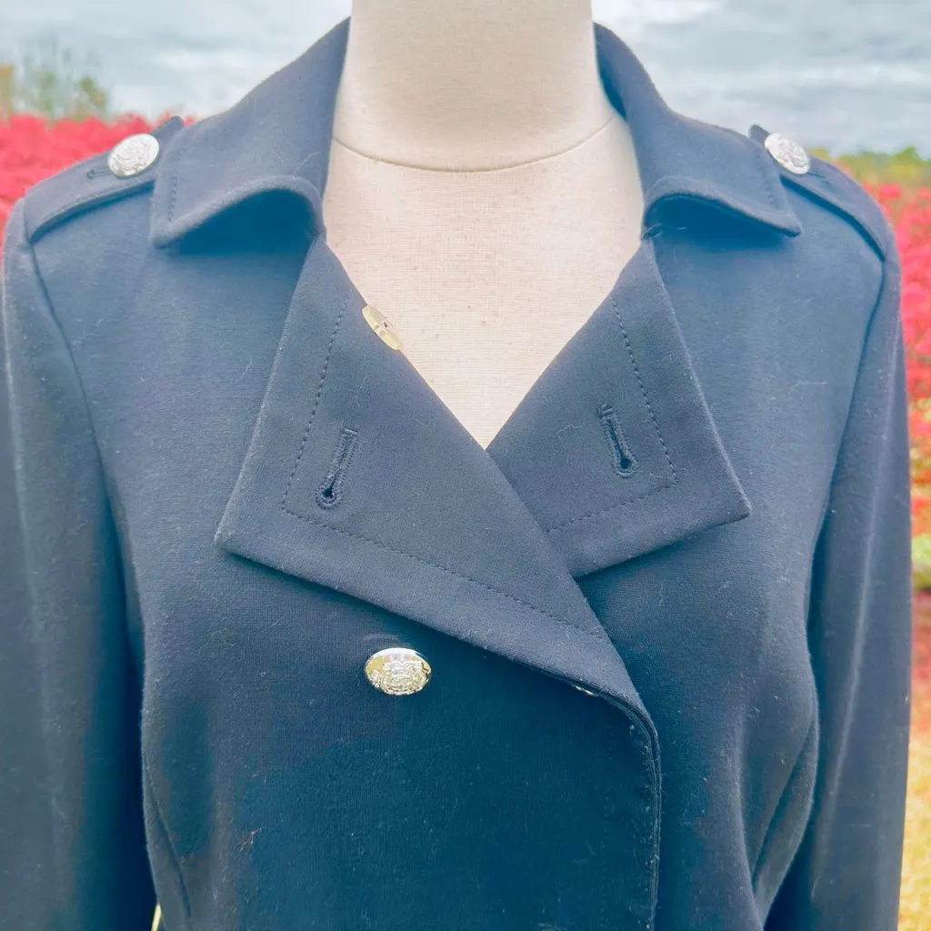 Jones New York Black Double-Breasted Women's Jacket - Image 8