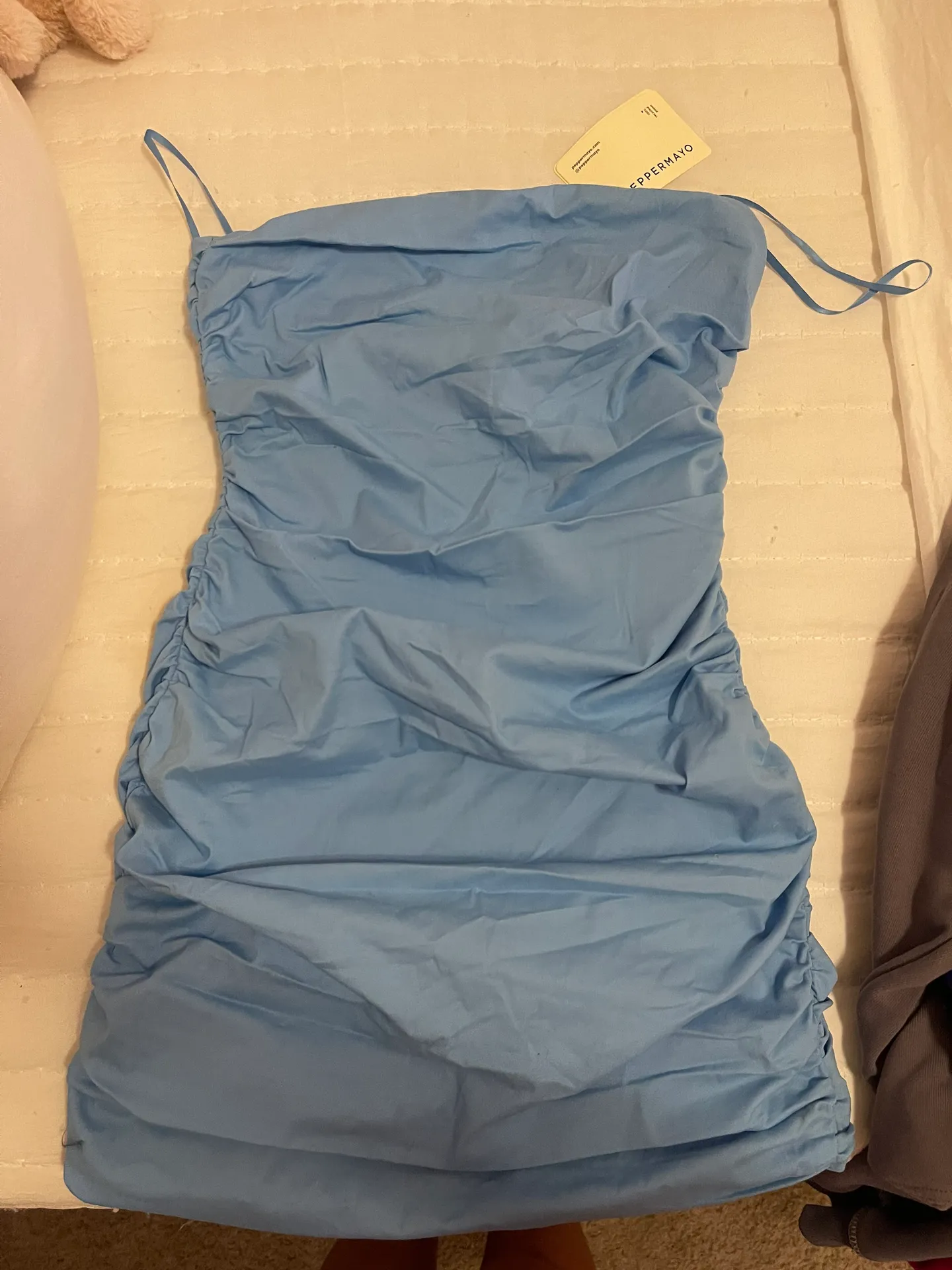 Blue Mini Dress - Image 2