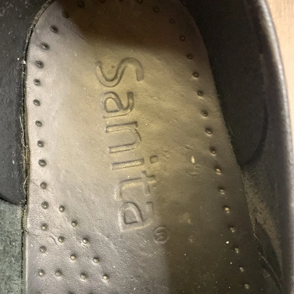 Sanità The Original Danish Clog Solid Black Leather Size 9 - Image 4