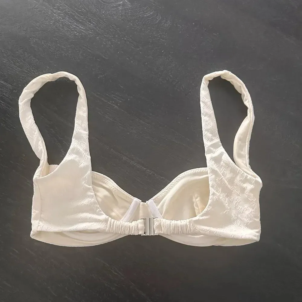 Revolve Tularosa‎ Everly Underwire Top in Ivory Sz S - Image 4