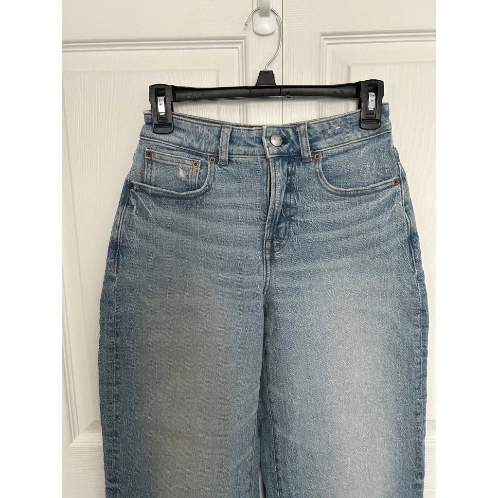 MADEWELL $148 The Curvy Perfect Vintage Wide-Leg Jeans Harvey Wash Size 25P - Image 9