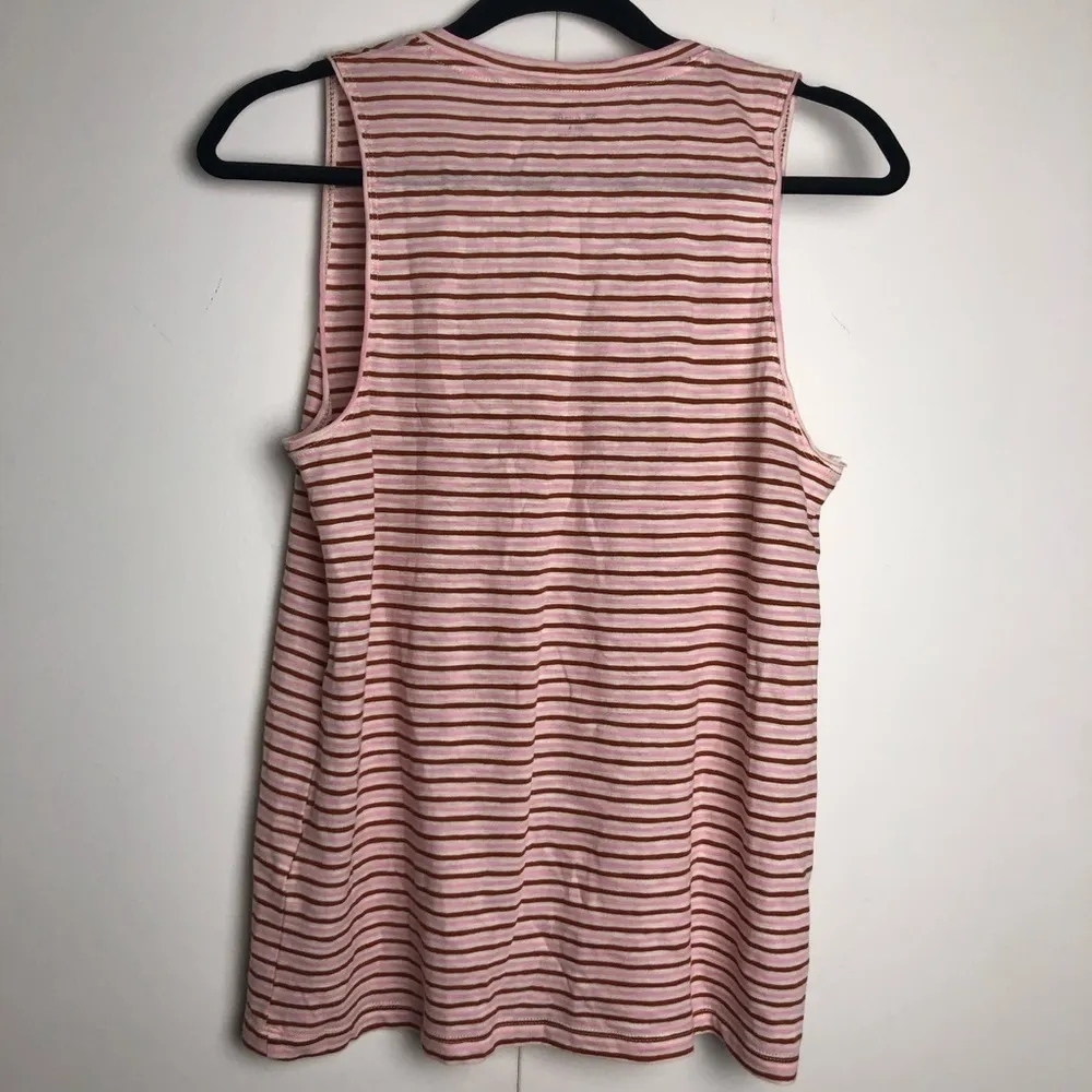 Madewell Whisper Cotton V Neck Pocket Tank - Image 8
