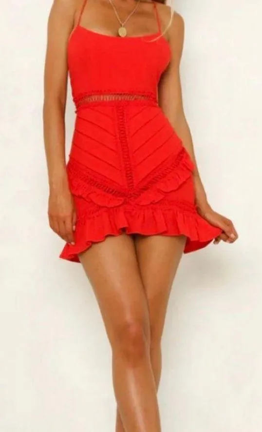 Red Bodycon Dress - Image 7