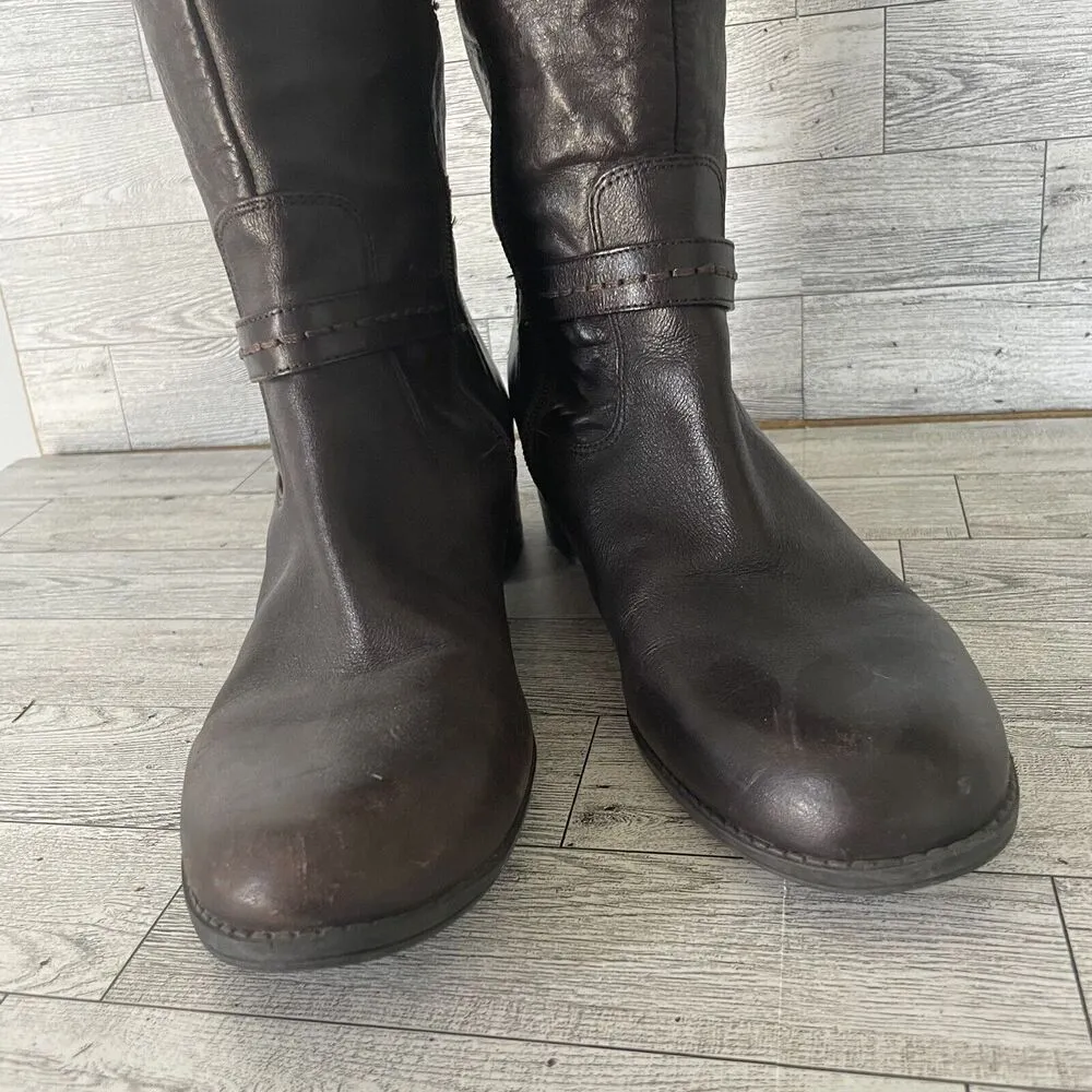 Bandolino Cavanna Women 8.5M Brown Knee High Boot 0611 Classic Equestrian Tall - Image 8