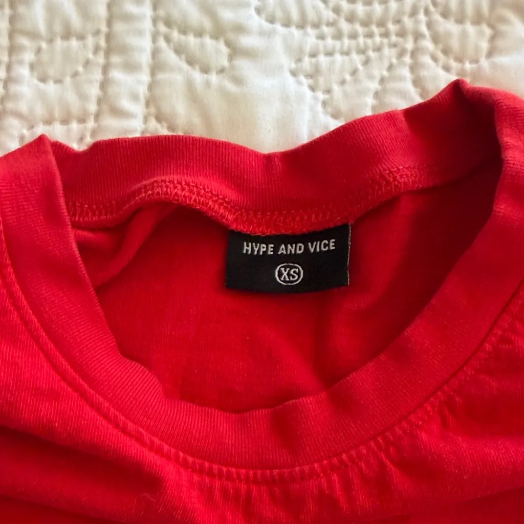 University of Arizona Hype and Vice Red Crop Top Size XS - Image 3