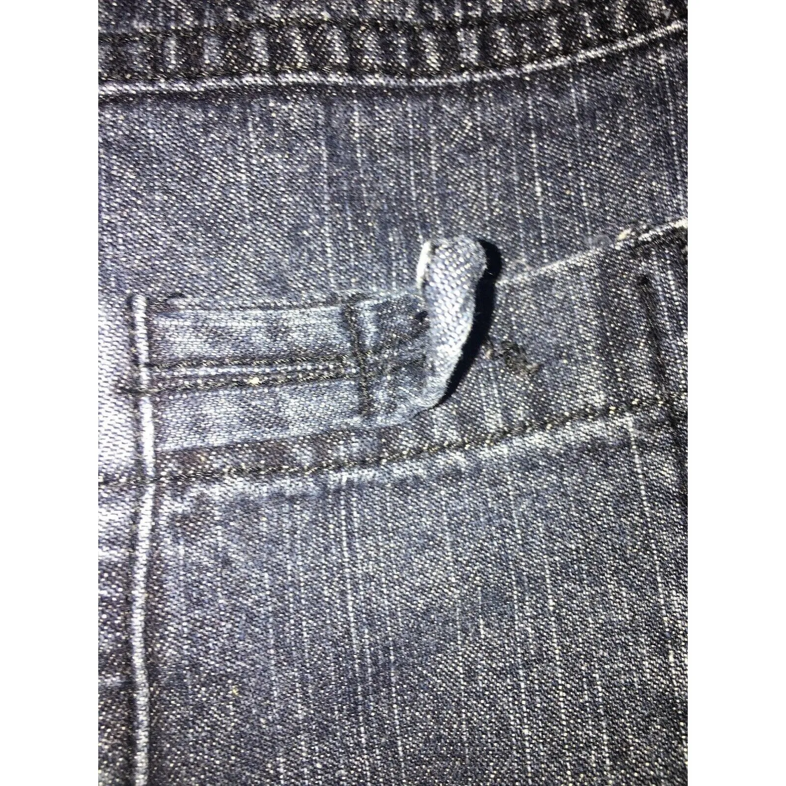 Faded Glory Women's Blue Jean Shorts Pockets Size 4 - Image 10