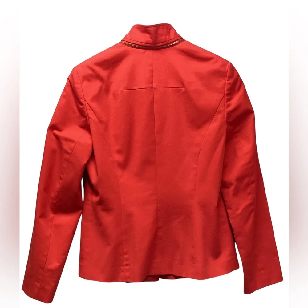 Calvin Klein blazer. Orange. Size 8 Petite - Image 4