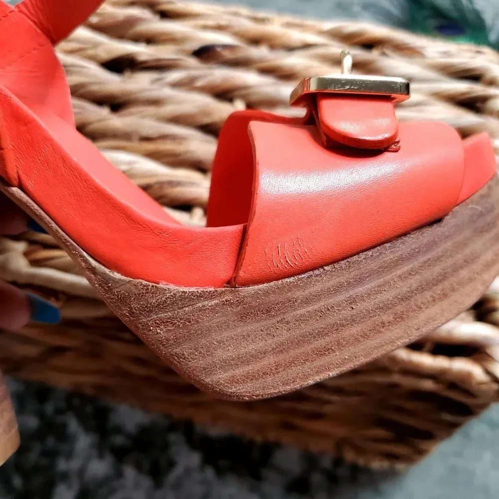 Tory Burch Tatum Nectatine Platform Heels - Image 10