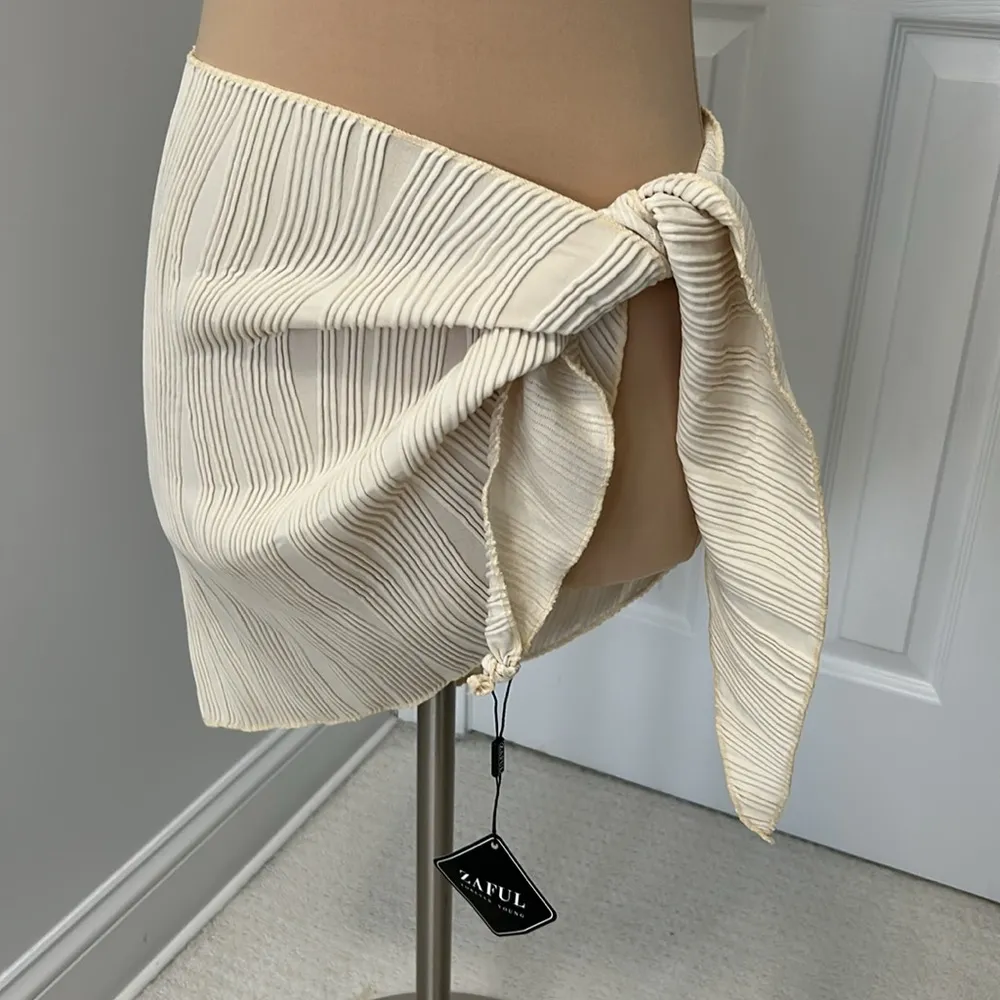 Zaful Textured Sarong Beige - Image 2