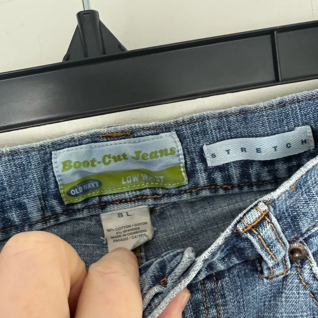 Old Navy Women’s 8 Long Bootcut Y2K 2000s Jeans Stretch - Image 2