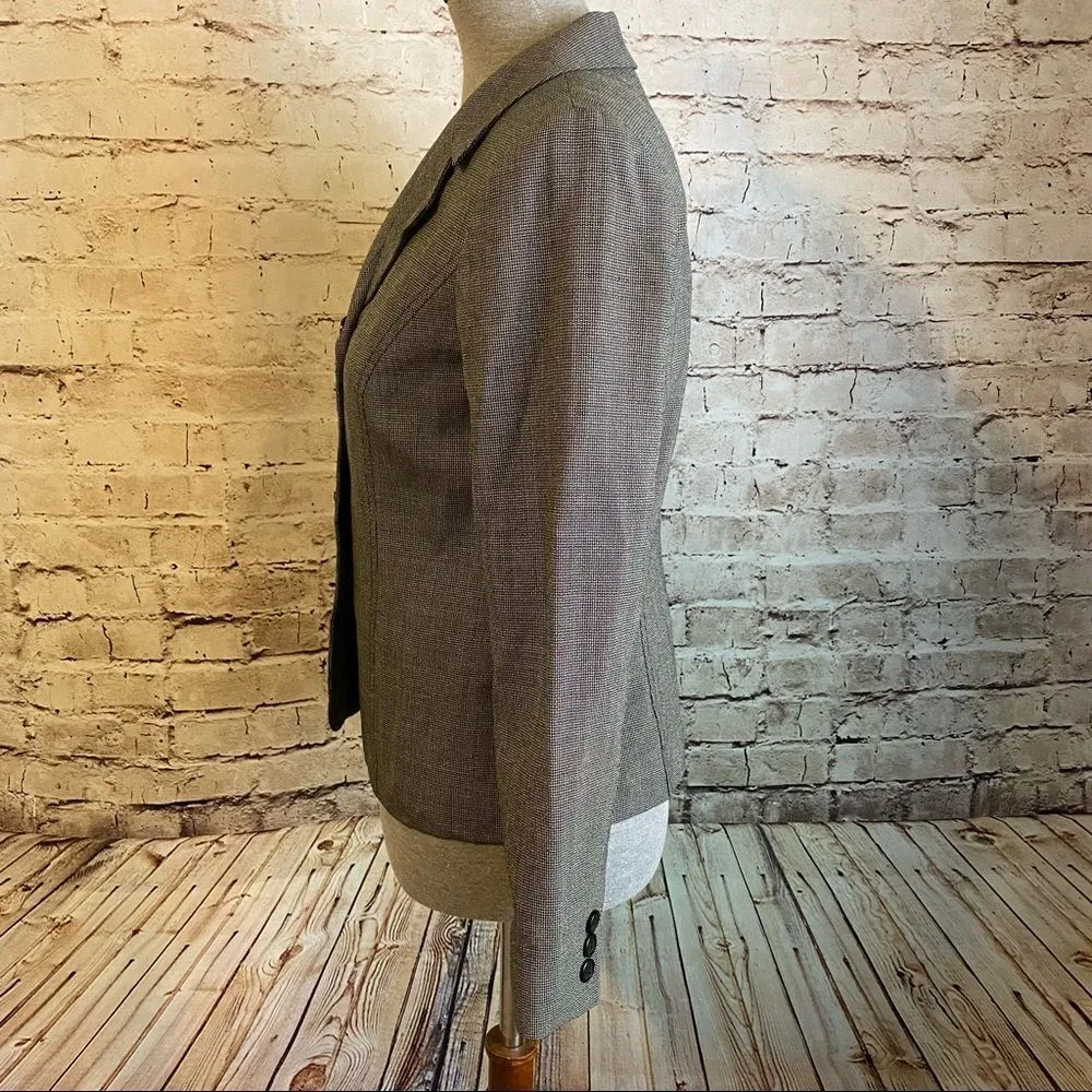 Pendleton Suit Jacket Blazer Two Tone Black White - Image 3