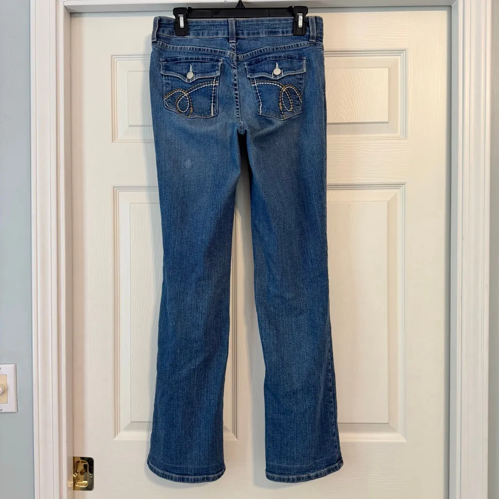 NYDJ Blue Boot Cut Jeans Size 6 Medium Wash 29x31 - Image 2