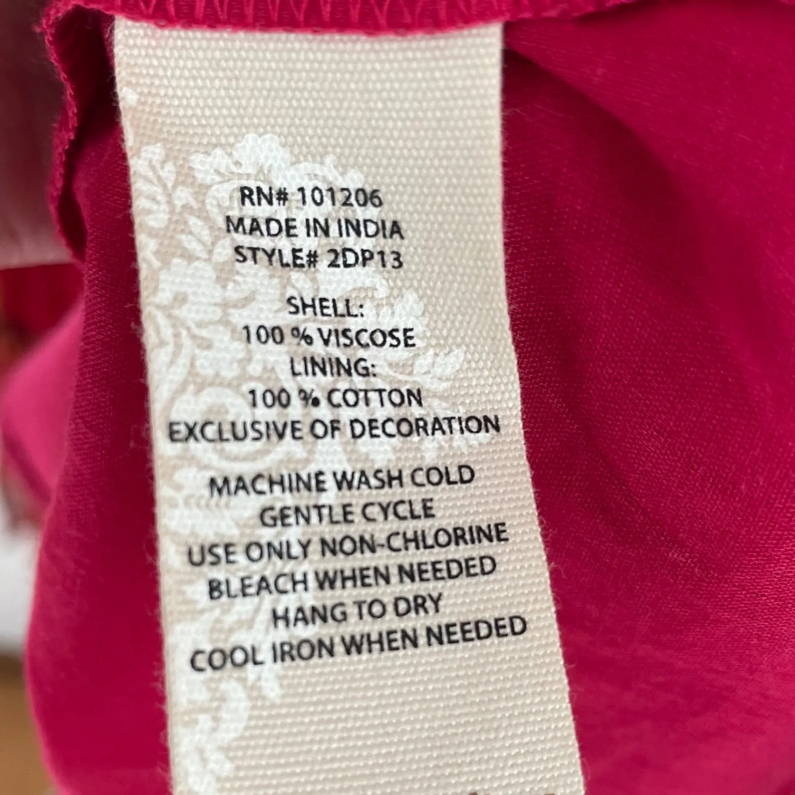 Soft Surroundings Floral Print Long Sleeve Midi Dress - Bohemian Chic Witchy L‎ - Image 8