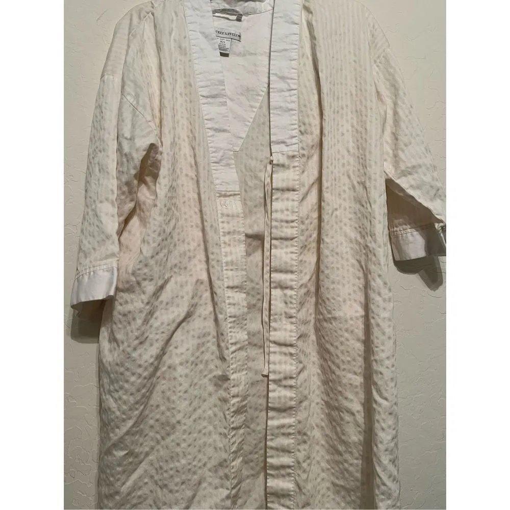 Crabtree and Evelyn yellow white striped cotton rope size XS S - Image 2