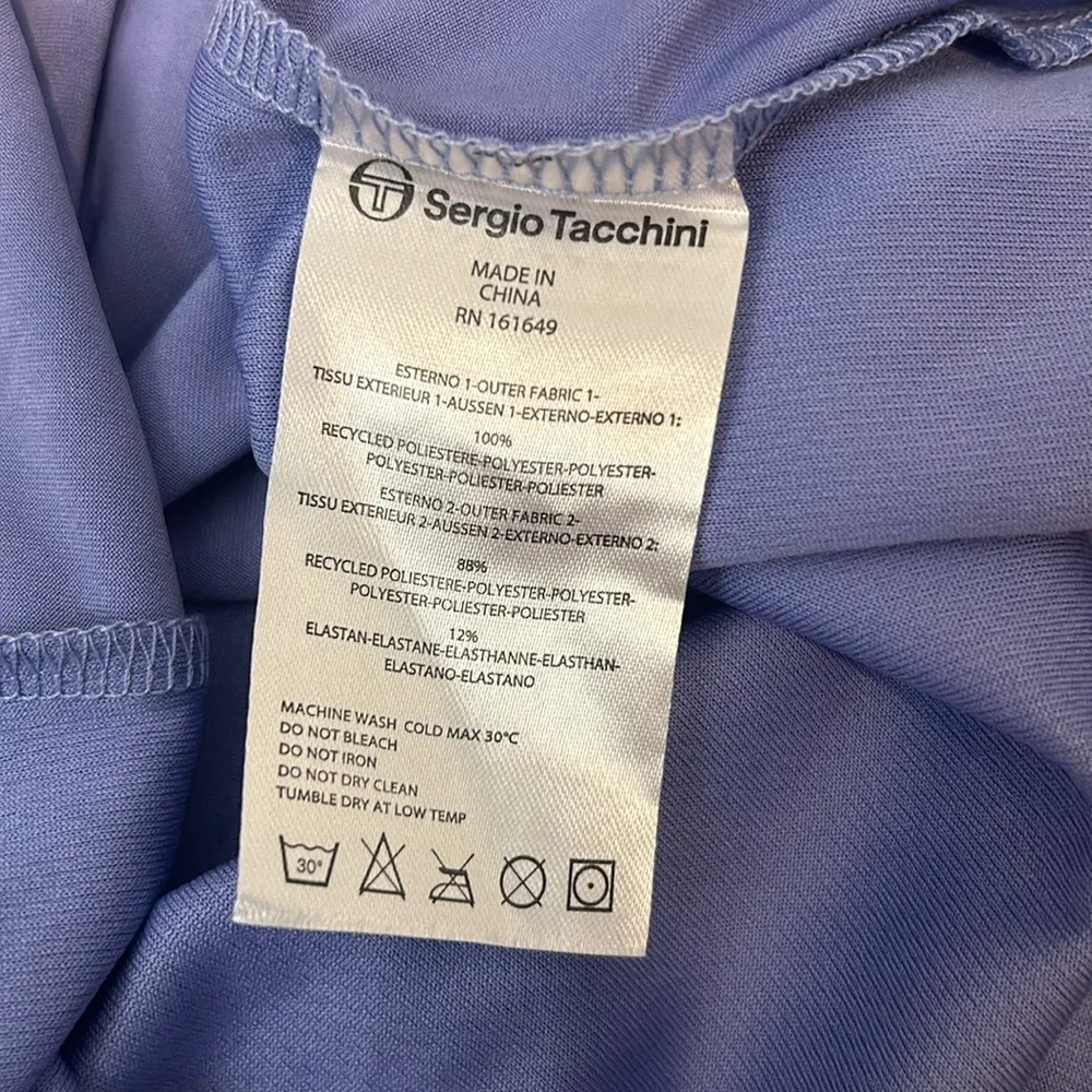 BNWT Sergio Tacchini Fall TCP Court Tank Too Size Extra Small Purple Jacaranda - Image 5