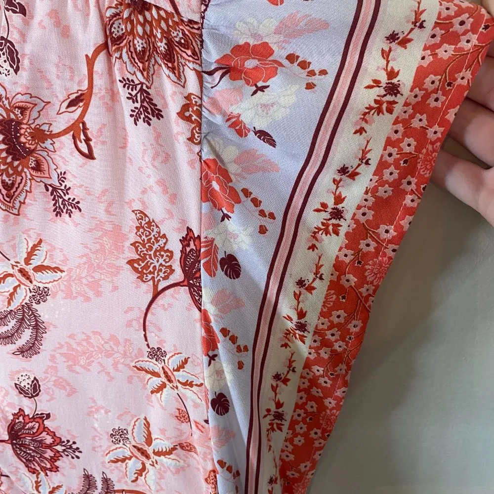 NWT Entro Watch For You Blush Pink Floral Dress - Image 7