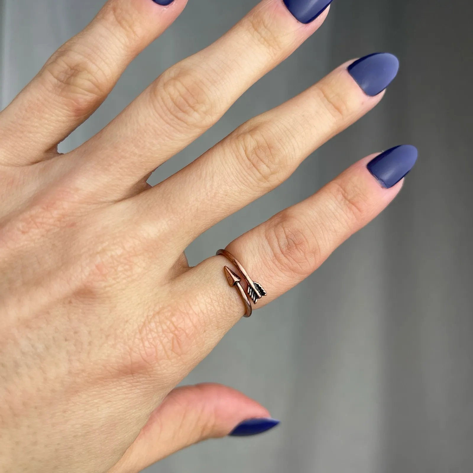 Dainty Copper Tone Arrow Shaped Wrap Ring Bohemian Jewelry Size 5 - 5.5 NWOT - Image 13