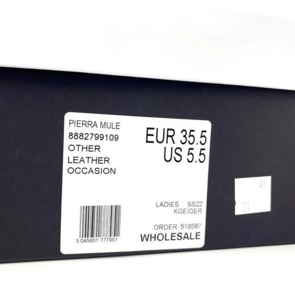 Kurt Geiger Pierra Mule Rainbow Heel Sandals Size 5.5 - Image 3