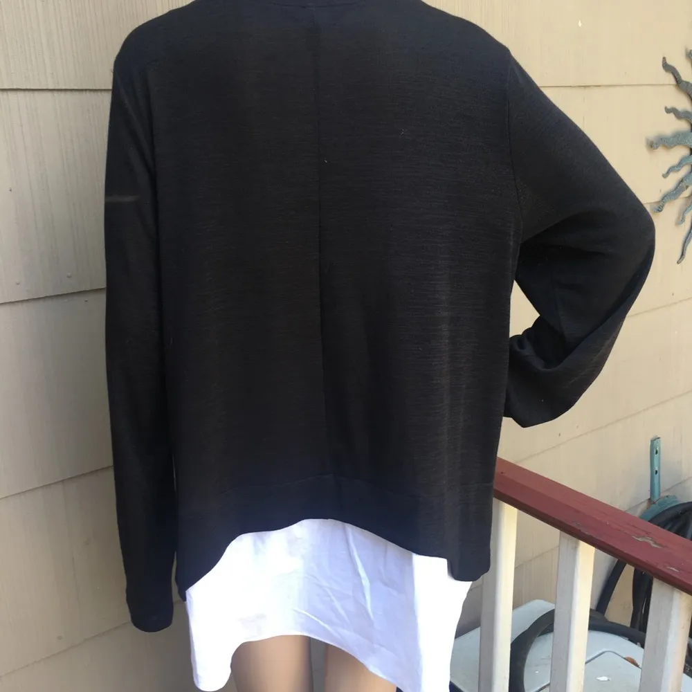 Simply Vera  Vera Wang over lay knit top - Image 4