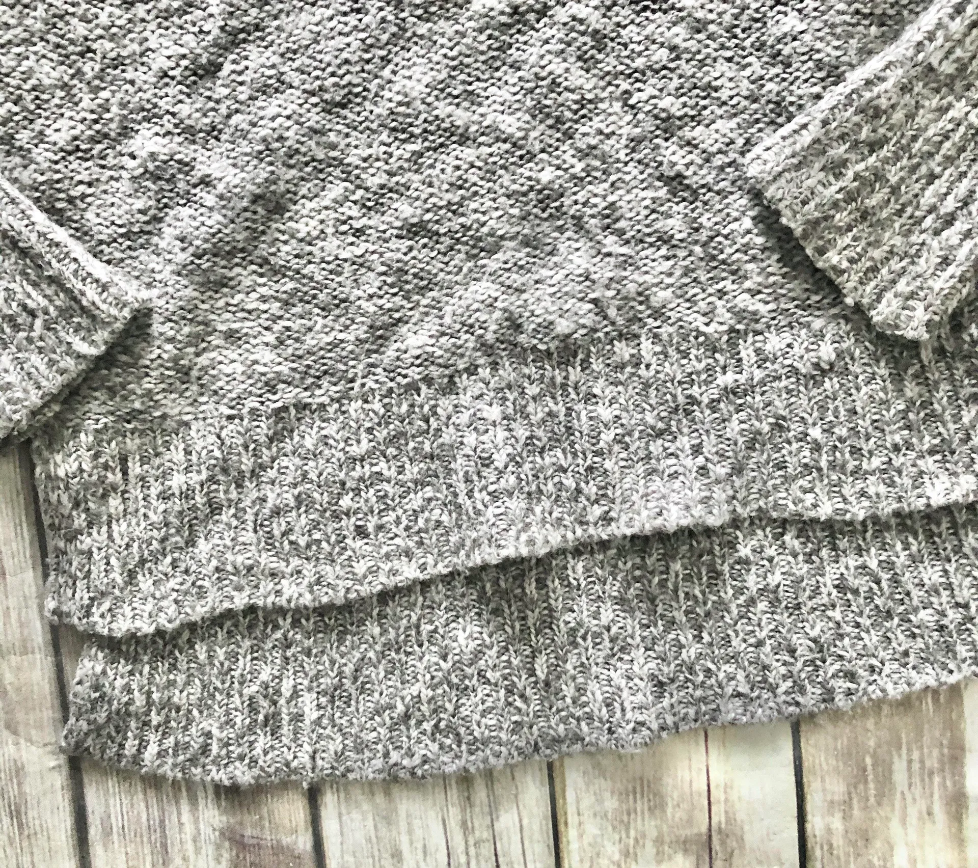 Soft V Neck Chunky Pullover Sweater - Image 5