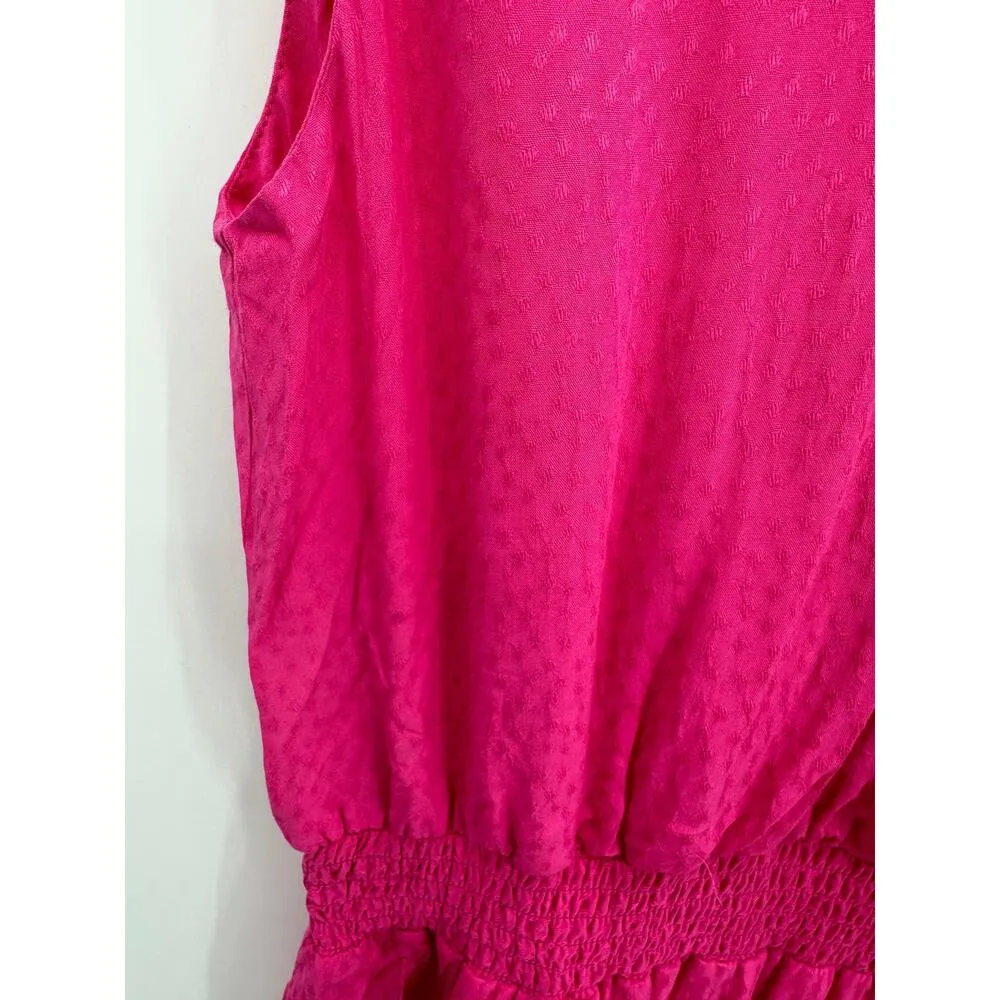 Cupcakes & Cashmere Dress Women SMALL NWT Pink Azalea Tasha Sleeveless V-Neck - Image 7
