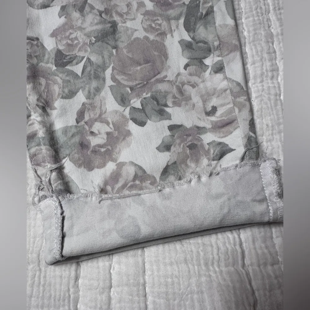 Seven7 White High Rise Skinny Tummy Control Stretchy Floral Denim Jeans Size 8 - Image 6