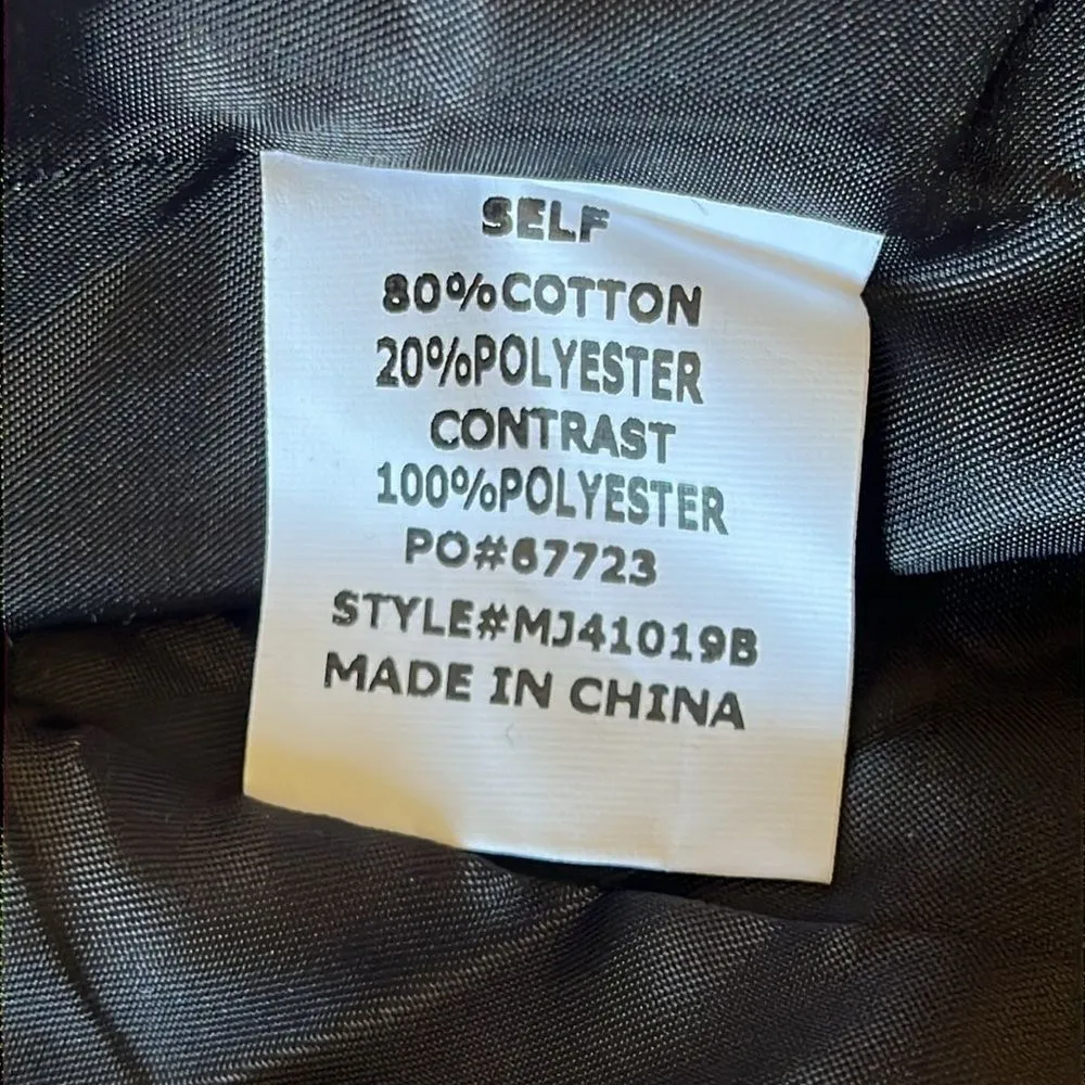 Timing Black White Red Plaid Lined‎ Top Sz Small - Image 7